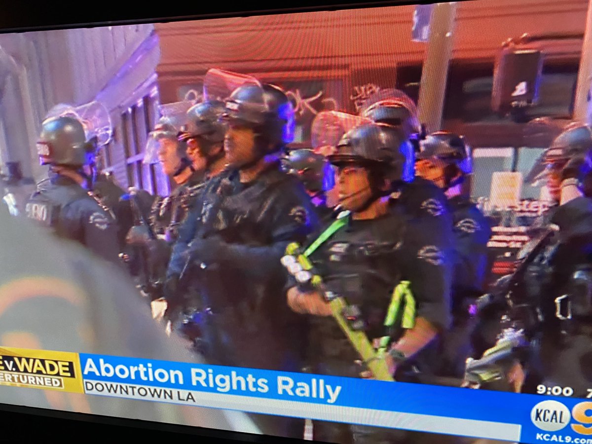 Massive police presence . reports at least 55 arrests LosAngeles