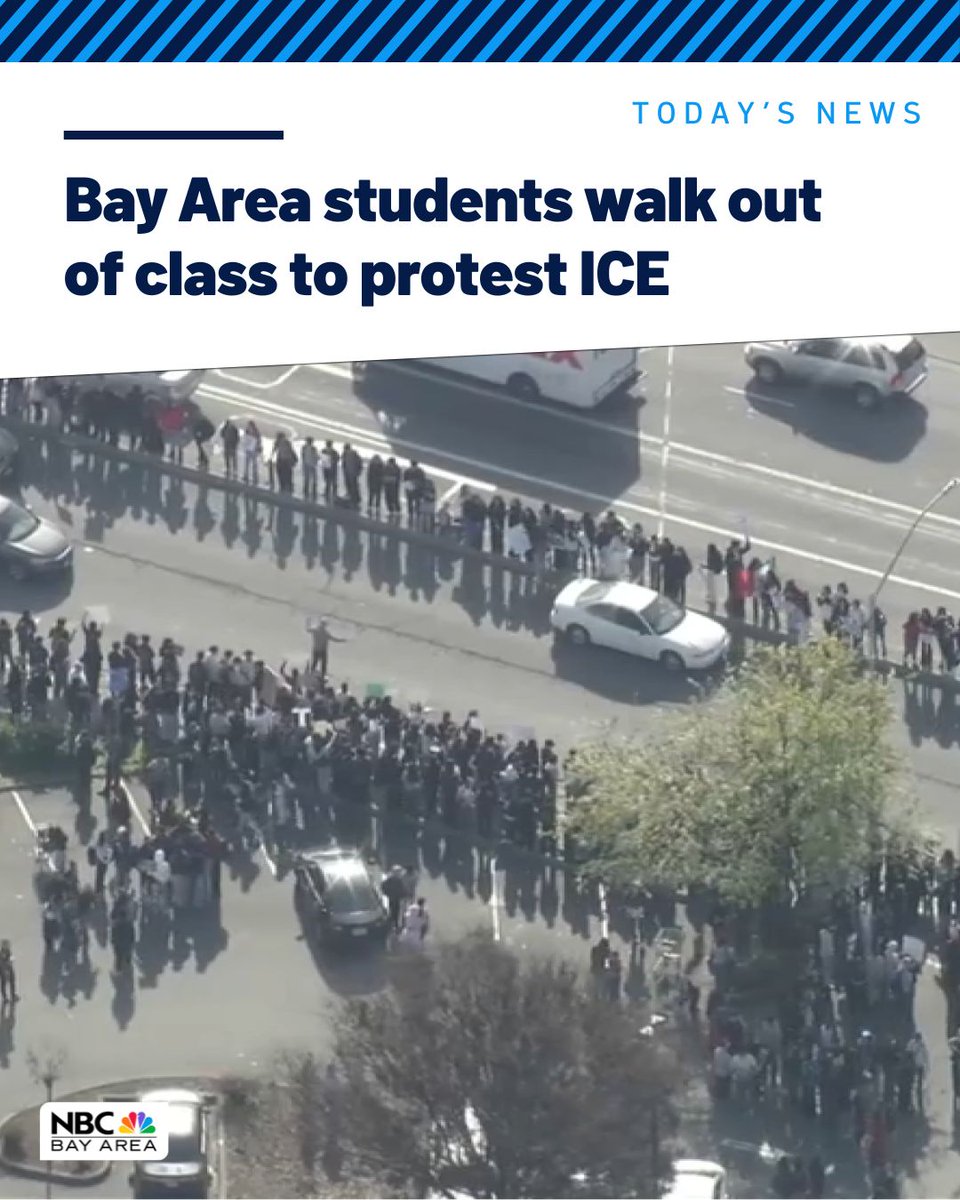 Bay Area students are walking out of class in protest of U.S. Immigration and Customs Enforcement
